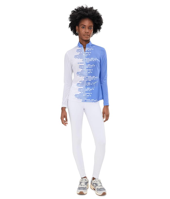 Jamie Sadock Sunsense Positive Negative Long Sleeve Quarter Zip - Image 2