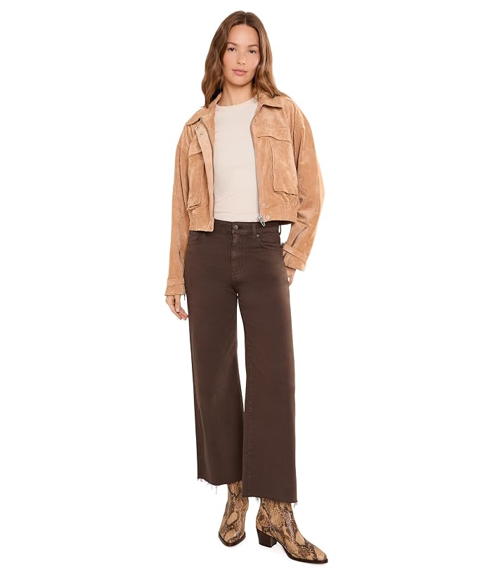 AG Jeans Saige Wide Leg Crop Mid-Rise Fit - Image 2