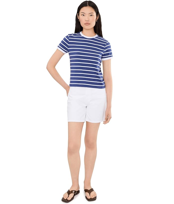 Madewell Baby Tee Perfect Crew Neck in Stripe - Image 2