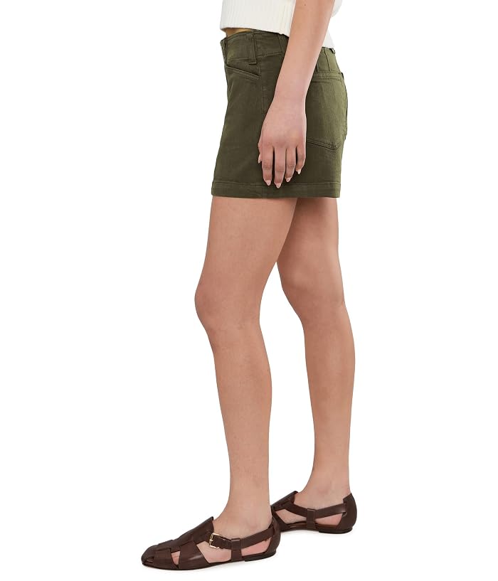 Paige Olivia Shorts in Vintage Forest Moss - Image 3