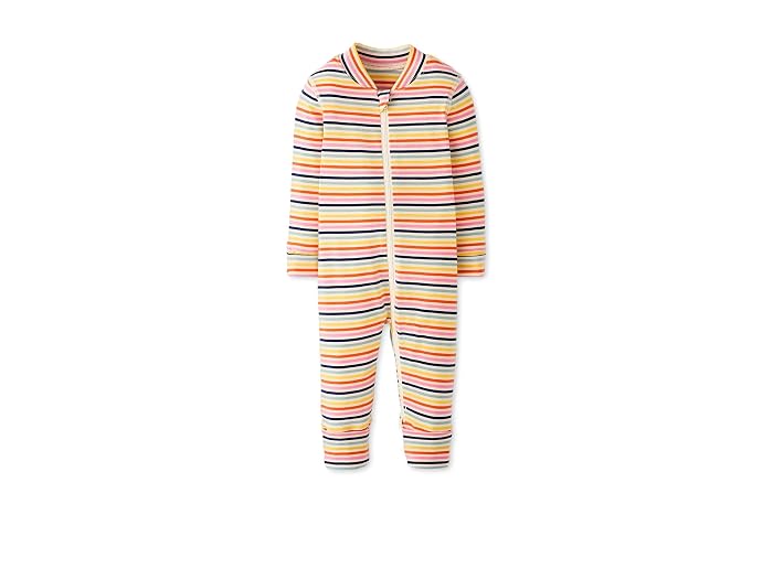 Hanna Andersson Striped 2-Way Zip Sleeper in Hannasoft (Infant/Toddler) - Image 2
