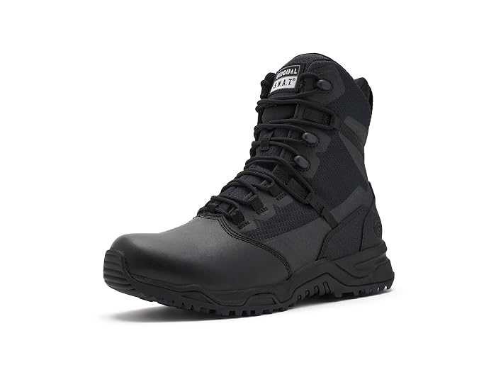 Original S.W.A.T. Alpha Fury 2.0 8" Side-Zip Leather Toe