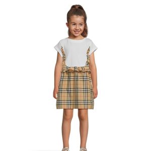 Burberry Kids Rhonda Frill Dress (infant)