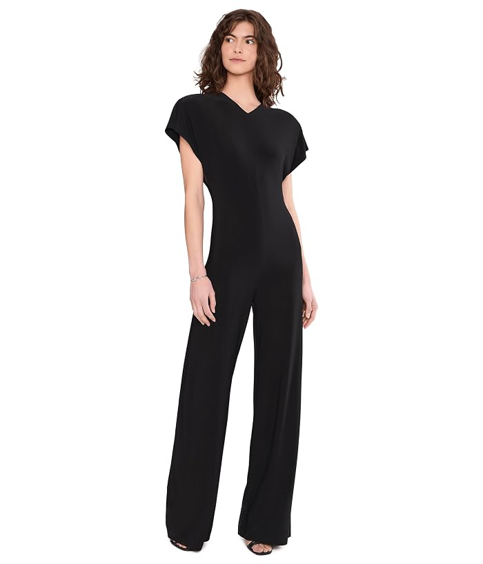 Norma Kamali Cap Sleeve Shoulder Pad Jumpsuit - Image 2