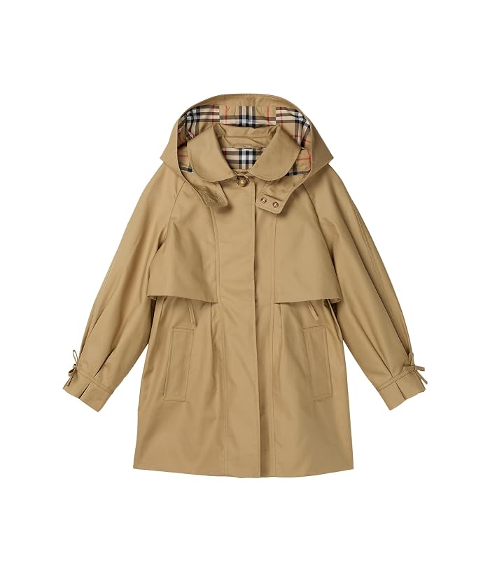 Burberry Kids Zoe Trench Coat (Big Kid) - Image 3
