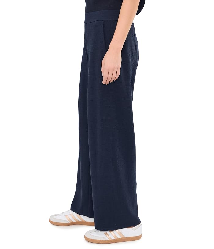 Eileen Fisher Cross Hatch Stretch Jersey Straight Ankle Pants - Image 3