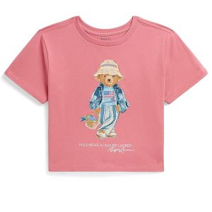 Polo Ralph Lauren Kids Polo Bear Cotton Jersey Boxy Tee (Big Kid)