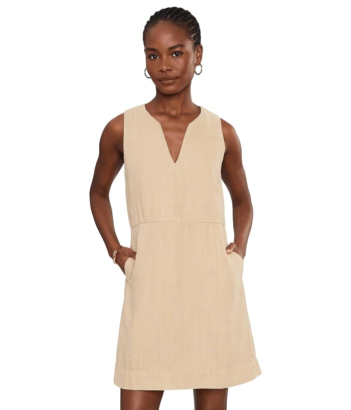 Michael Stars Maelie Notch Neck Shift Dress