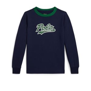 Polo Ralph Lauren Kids Logo Cotton Long-Sleeve Tee (Toddler/Little Kid)