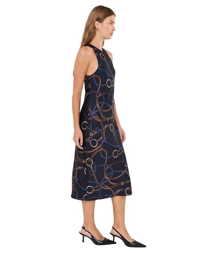 Lauren Ralph Lauren Petite Belting-Print Twill Sleeveless Dress - Image 3