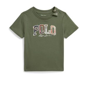 Polo Ralph Lauren Kids Madras-logo Cotton Jersey Tee (infant)