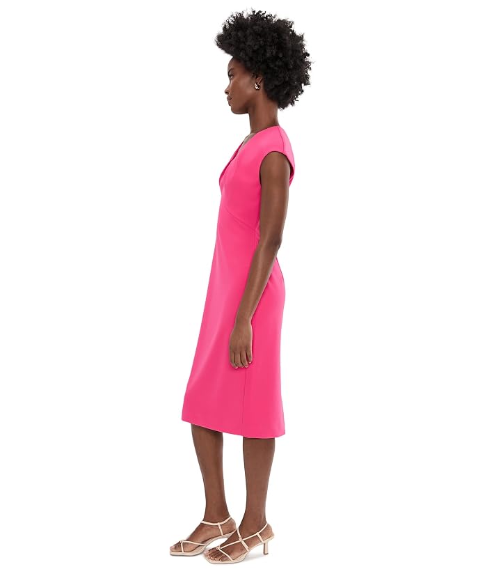 Trina Turk Cap Sleeve V-Neck Dress - Image 3