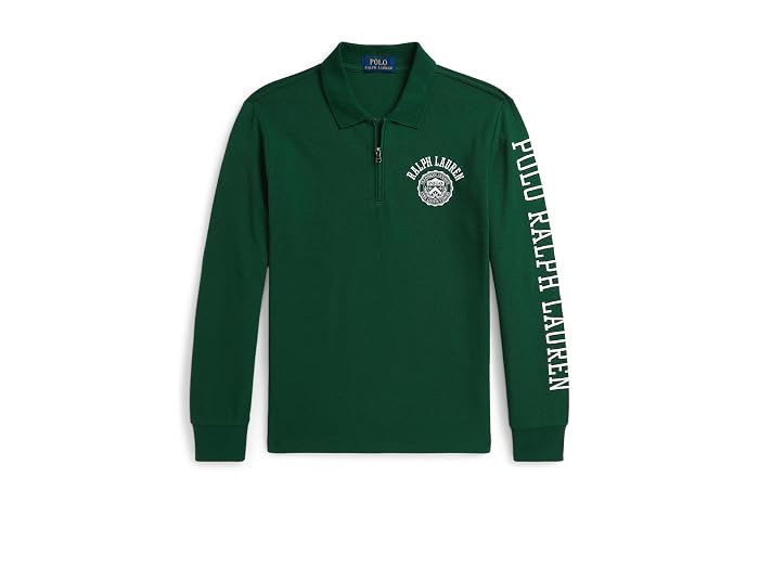 Polo Ralph Lauren Kids Logo Cotton Mesh Polo Shirt (Big Kid) - Image 3