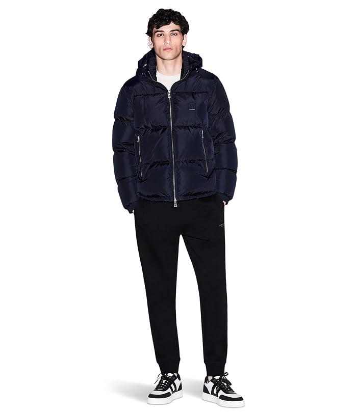 Armani Exchange Milano/New York Logo Drawstring Joggers - Image 4