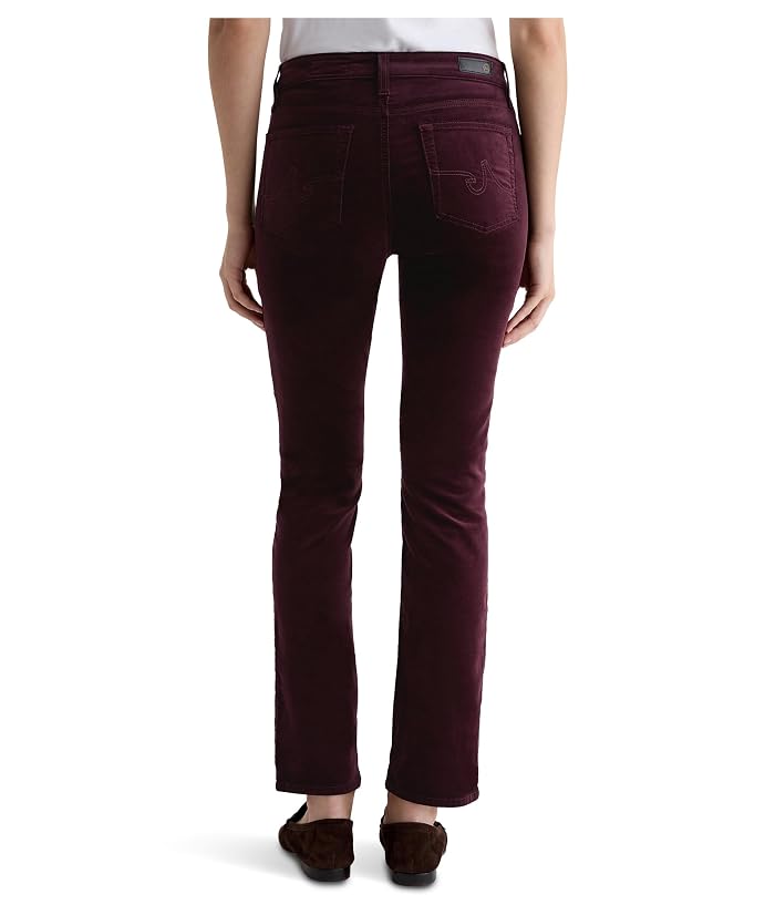 AG Jeans Mari Mid Rise Slim Straight Jean In Winery - Image 3