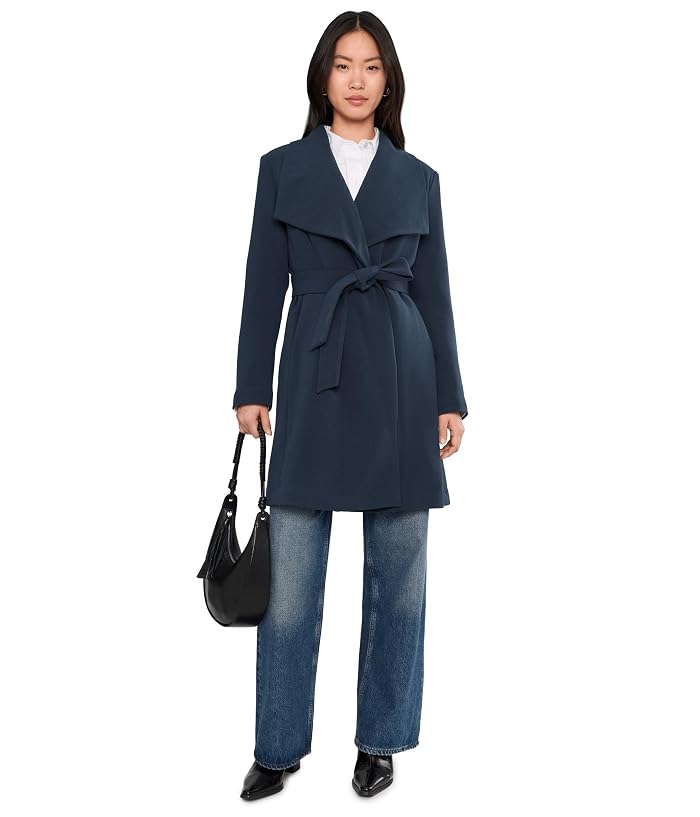 Lauren Ralph Lauren Crepe Belted Drape Front - Image 2