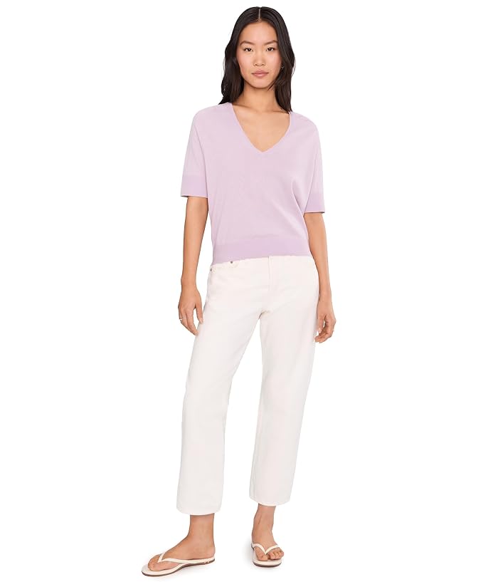 Lilla P V-Neck Saddle Sleeve Sweater - Image 2