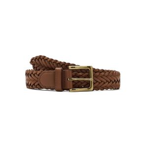 Brooks Brothers Braided Leather Belt