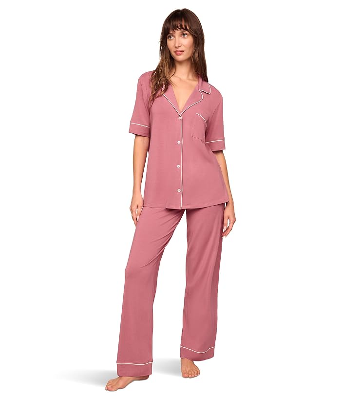 Eberjey Gisele TENCEL™ Modal Short Sleeve & Pant PJ Set