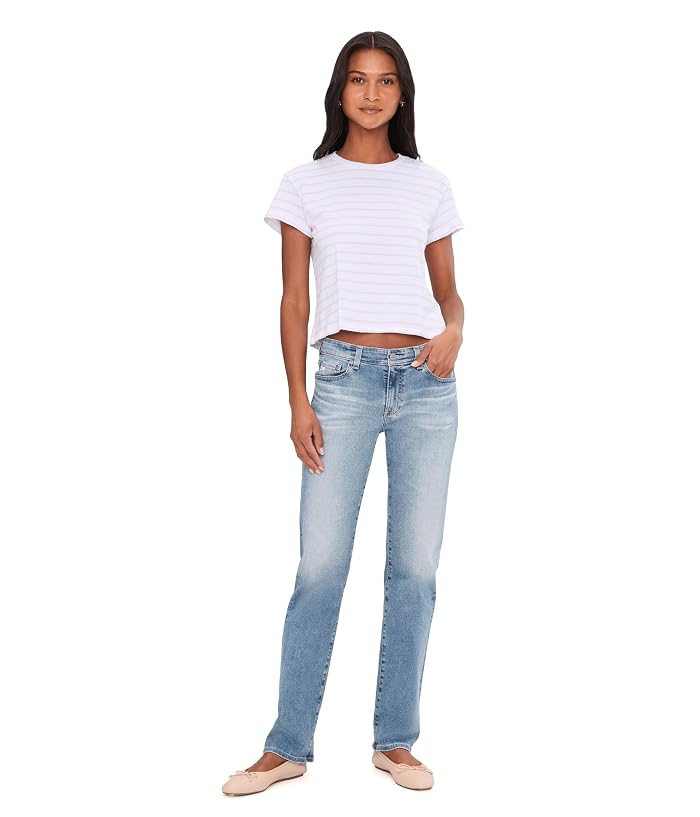 AG Jeans Sandra Low Rise Slim Straight in 15 Years Aviator - Image 2