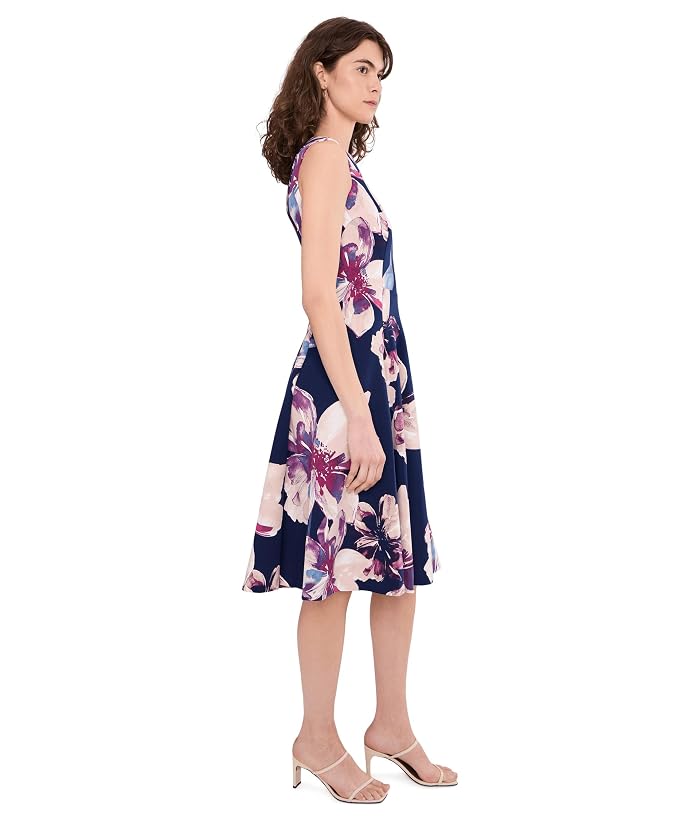 Calvin Klein Sleeveless Floral Fit And Flare - Image 3