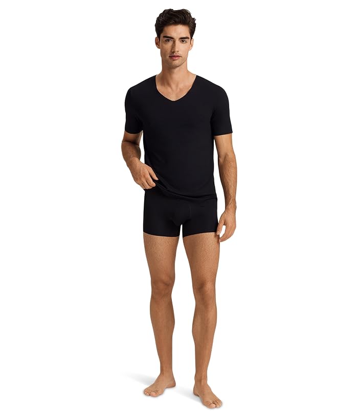 Hanro Clean Cut Short Sleeve V-neck Shirt - Image 4