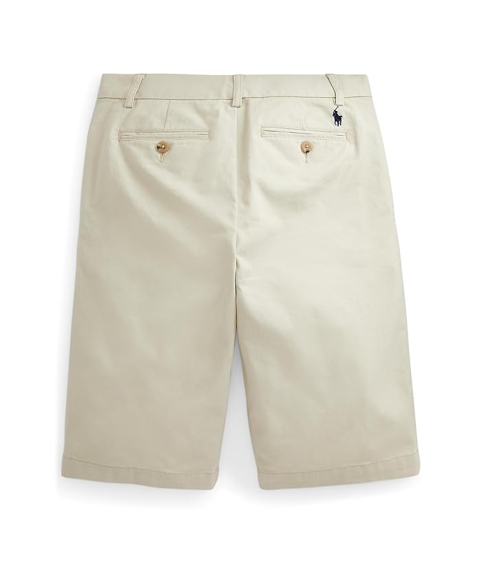 Polo Ralph Lauren Kids 20/1 Stretch Twill Flat Front Shorts (Big Kids) - Image 2
