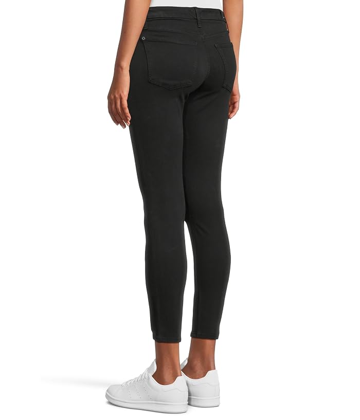 7 For All Mankind The Ankle Skinny in Slim Illusion Black - Image 3