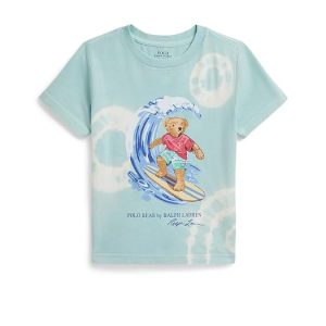 Polo Ralph Lauren Kids Tie-Dye Polo Bear Cotton Tee (Toddler/Little Kid)