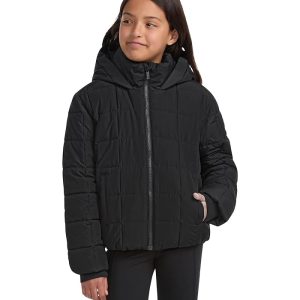 abercrombie kids Midweight Puffer Jacket (Big Kid)