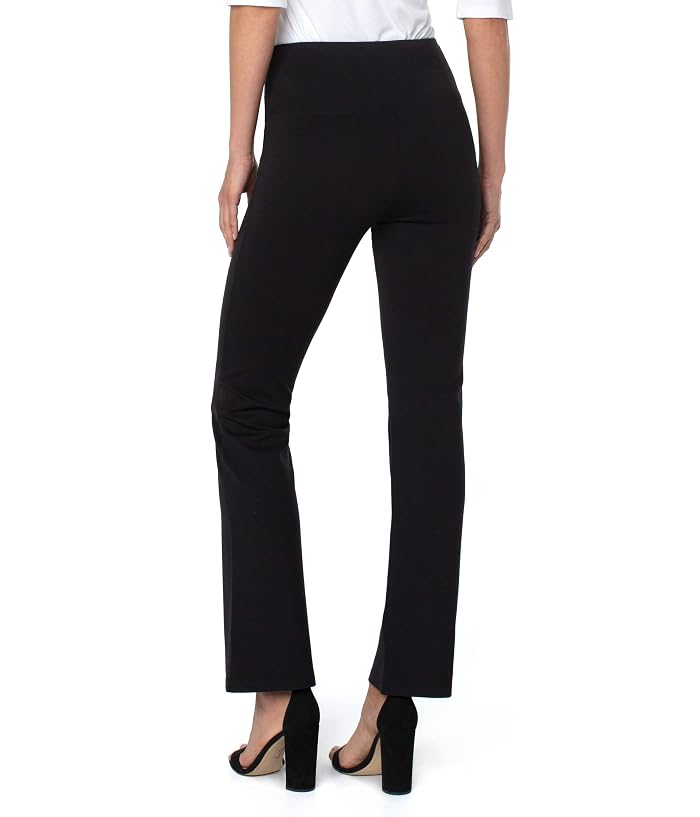 Liverpool Los Angeles Pearl Pull-On Knit Full-Length Flare w/ Pin Tuck - Image 2