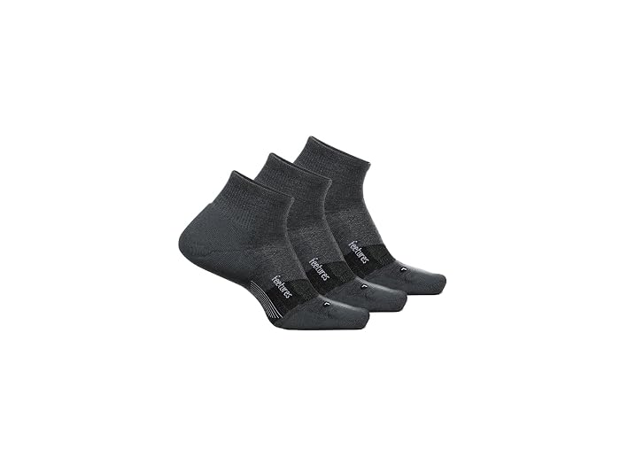 Feetures Merino 10 Ultra Light Quarter 3-Pair Pack