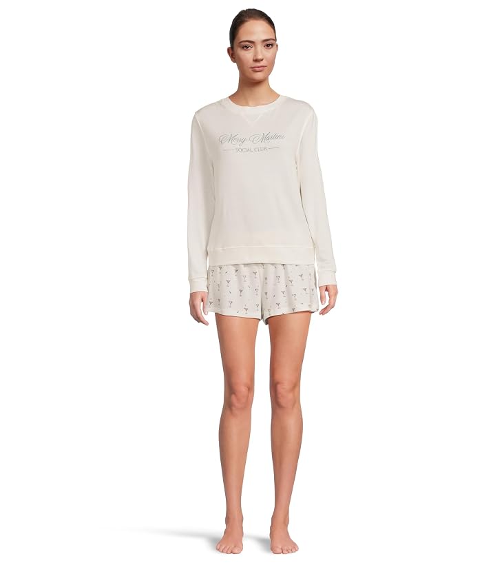 HONEYDEW Sugar Sweetheart Long Sleeve Shortie Set