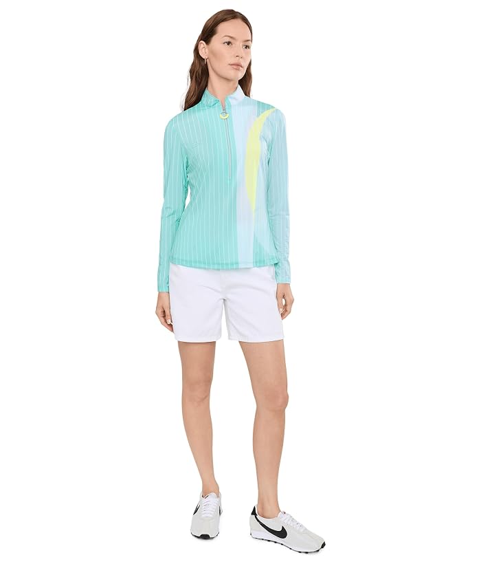 Jamie Sadock Sunsense Slinky Long Sleeve Quarter Zip - Image 2