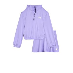 Under Armour Kids 1/4 Zip Skort Set (Little Kid)