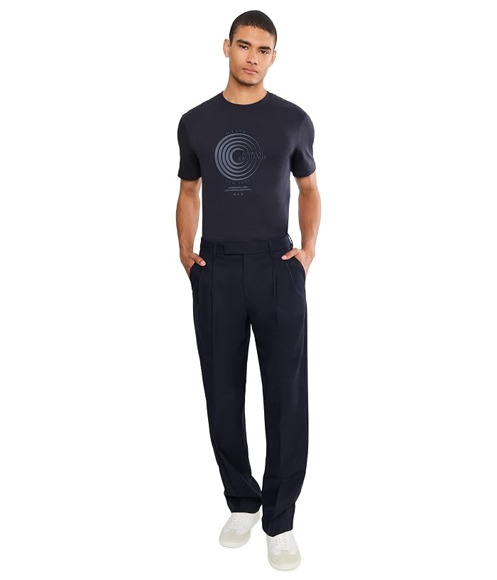 Armani Exchange Short Sleeve Circle Graphic Tee - Image 2