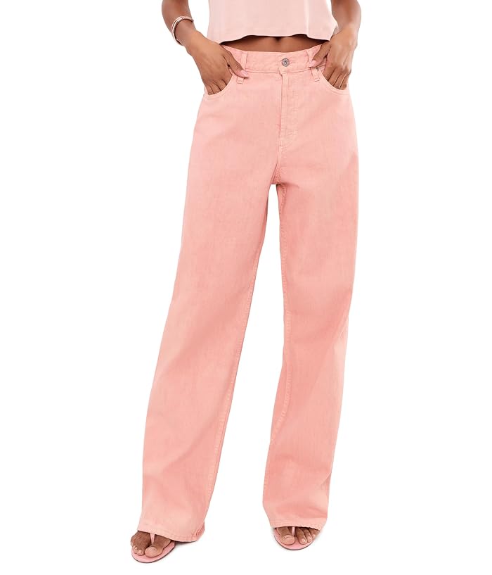 AG Jeans Billie Relaxed Straight in Sulfur Sparkling Rose