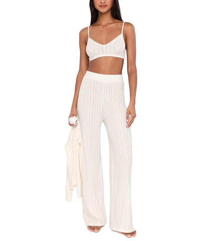 Eberjey Pointelle Sweater Bralette - Image 2