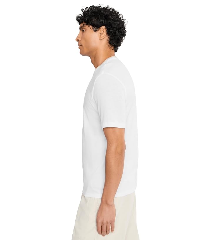 Vince Loose Knit Double Collar Short Sleeve Crew - Image 3