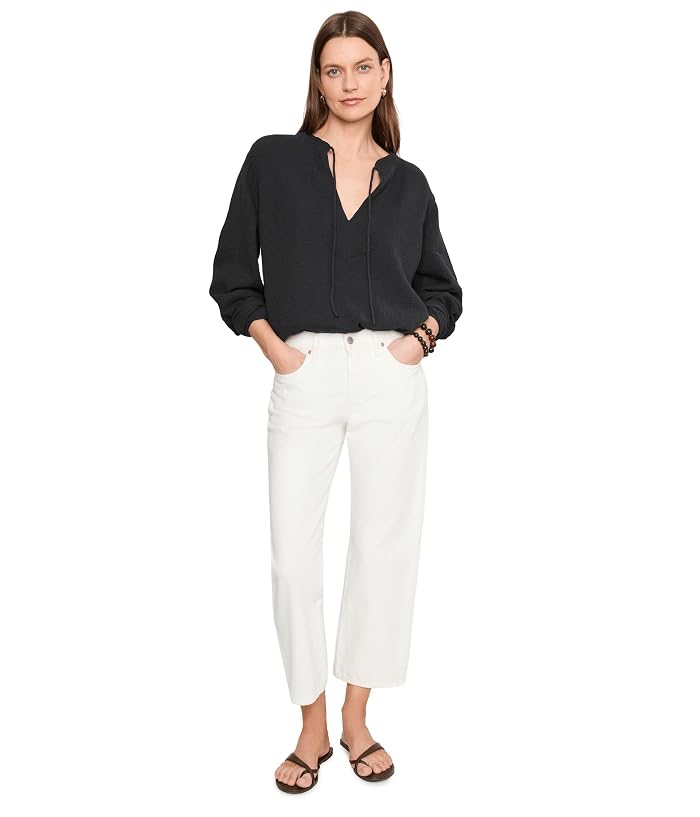 Faherty Dune Cotton Gauze Harbor Top - Image 2