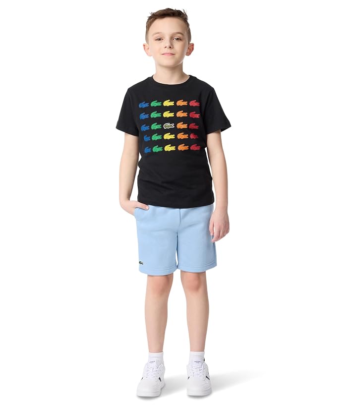 Lacoste Kids Core Fleece Shorts (Big Kid) - Image 4