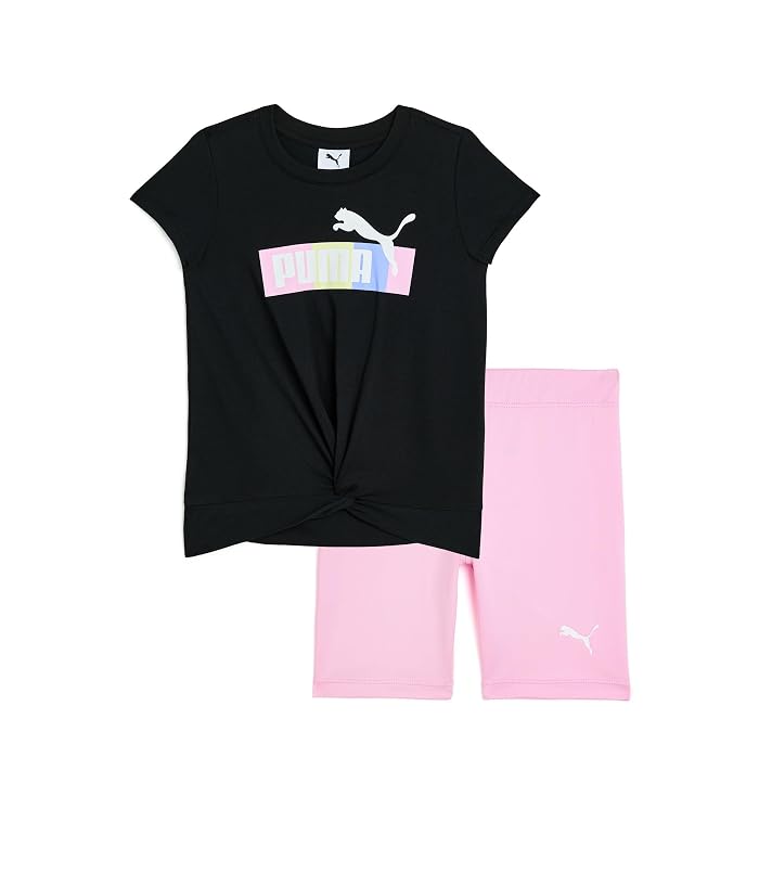 PUMA Kids T-Shirt & Bike Shorts Set (Little Kid)