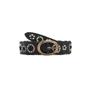 Free People Indigo Dreaming Raffia Belt