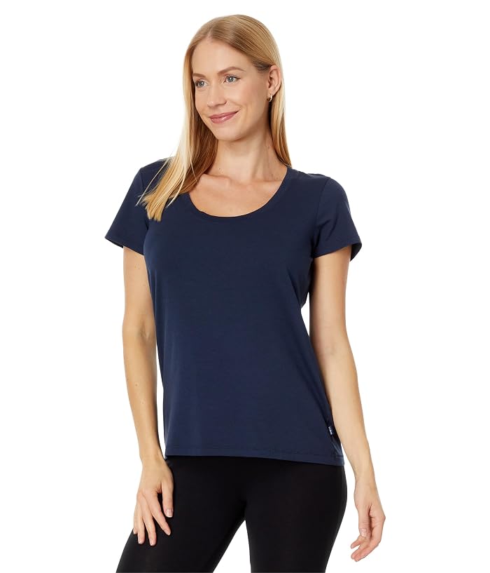L.L.Bean Soft Stretch Supima Tee Scoop Neck Short Sleeve