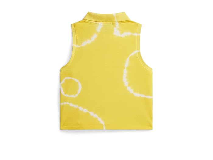Polo Ralph Lauren Kids Tie-Dye Stretch Mesh Boxy Polo Shirt (Big Kid) - Image 2
