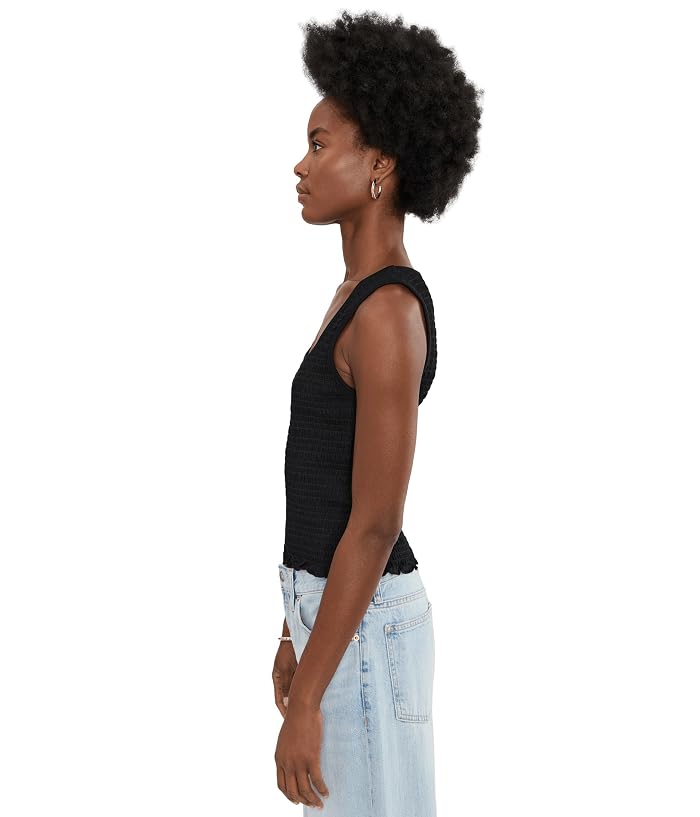 Madewell Scoop Neck Smocked Tank - Image 3