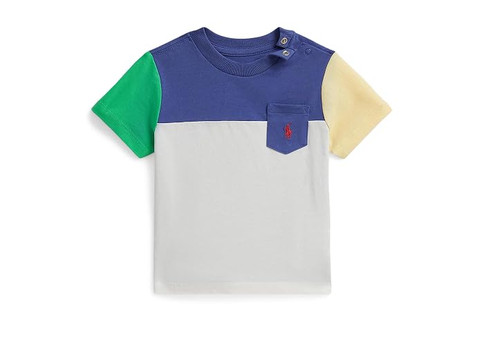 Polo Ralph Lauren Kids Color-Blocked Cotton Jersey Tee (Infant)