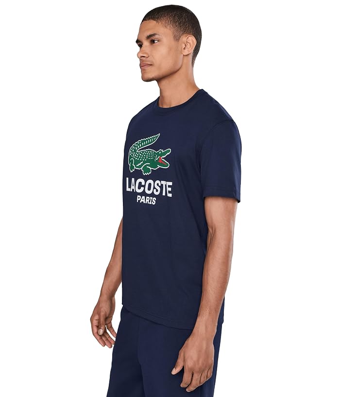 Lacoste Printed Cotton T-Shirt - Image 3
