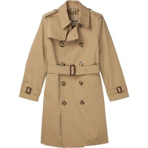 Burberry Kids Mayfair Trench Coat (Big Kid)