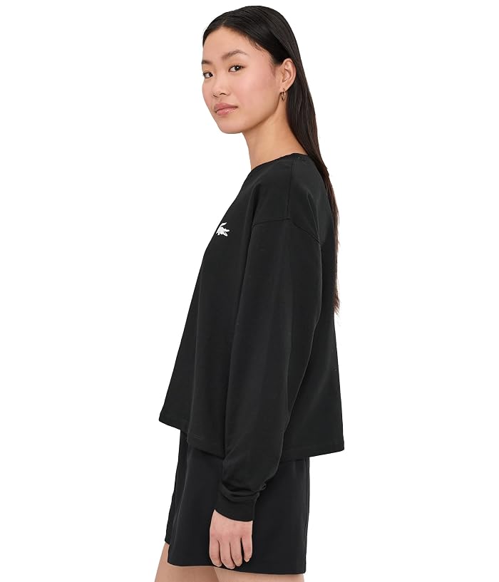 Lacoste Fleece Lounge Sweatshirt - Image 3